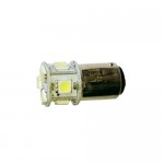 HYPER LED BA15S PY21W 8 SMDX3chips 12V 21/5W biela 1ks