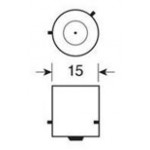 HYPER LED BA15S PY21W 8 SMDX3chips 12V 21/5W biela 1ks