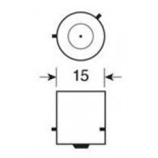 HYPER LED BAU15S 4 SMD x 2 chips 12V 21/5W biela 1ks