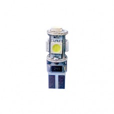 HYPER LED T10 W 2,1 x 9,5 D 5 SMD x 3chips 12V 21/5W biela 2ks