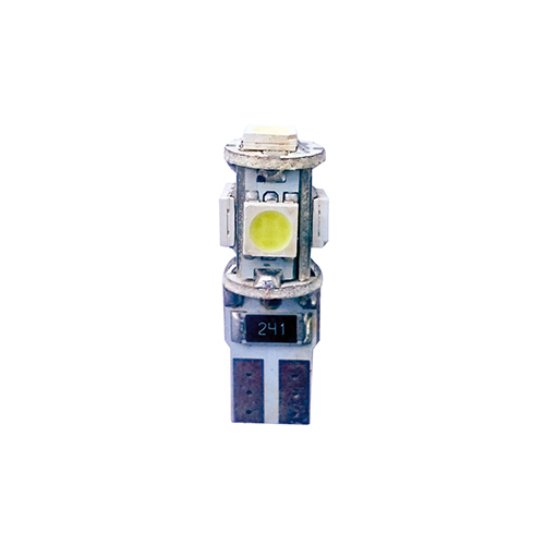 HYPER LED T10 W 2,1 x 9,5 D 5 SMD x 3chips 12V 21/5W biela 2ks