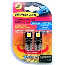 HYPER LED žiarovka T10 so zabudovaným rezistorom