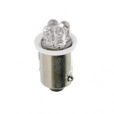 LED Autožiarovka,24 V 4 LED, biela (T4W) BA9S