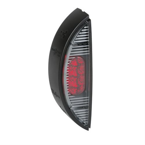 Obrysové svetlo 24V 6 LED 109x28 mm bielo-červené