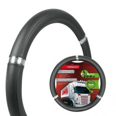 Poťah volantu TRUCK čierny L 46-48 cm