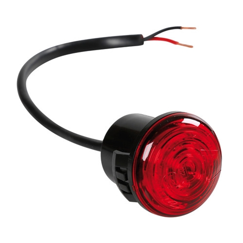 Pozičné LED svetlo 12/24V AB8 červené 30mm