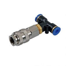 Vzduchová spojka T kus 8mm s rýchlospojkou max 13Bar