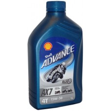 SHELL ADVANCE 4T AX7 15W-50 1L