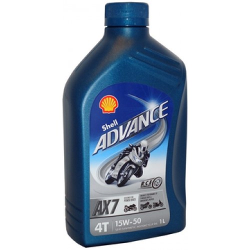 SHELL ADVANCE 4T AX7 15W-50 1L