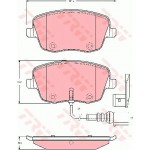 Brzdové segmenty Predné 288x25mm So Signalizáciou