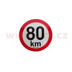 Nálepka rýchlosť 80km/h - reflexná 150mm Nálepka rýchlosť 80km/h - reflexná 150mm