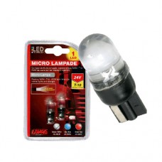 Žiarovka 24V 1led biela