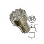 LED žiarovka BAU 15S 24V W /12 - jantárová LED žiarovka BAU 15S 24V W /12 - jantárová