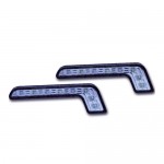 Denné svietenie biele 6led x0,3W 12V, 180x23x42mm Denné svietenie biele 6led x0,3W 12V, 180x23x42mm