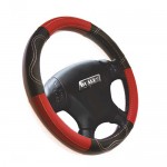 Poťah volantu čierno - červený Poťah volantu čierno - červený