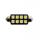 HYPER LED CB674W 8SMD biela, T15x42mm s odporom 3W 12V 1ks