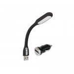 Flexibilné Led svetlo + USB redukcia 12/24V 1000mA Flexibilné Led svetlo + USB redukcia 12/24V 1000mA