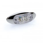 Pozičné hyper 2led svetlo 24V biele 100mm Pozičné hyper 2led svetlo 24V biele 100mm